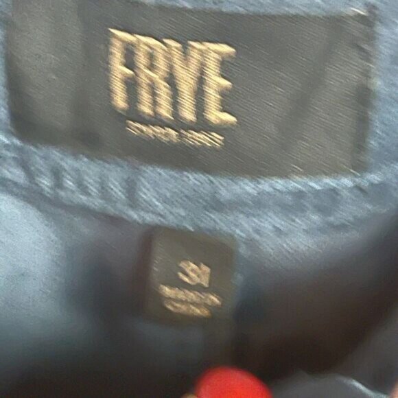Frye Nadia Velvet Flare Pants Navy size 31 - Picture 11 of 12